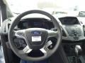 Charcoal Black 2014 Ford Transit Connect XLT Van Steering Wheel