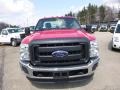 2014 Vermillion Red Ford F250 Super Duty XL Regular Cab 4x4 Utility Truck  photo #3