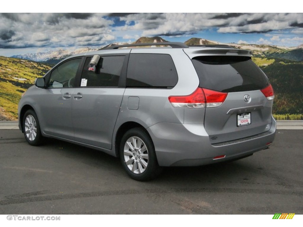 2014 Sienna LE AWD - Silver Sky Metallic / Light Gray photo #3
