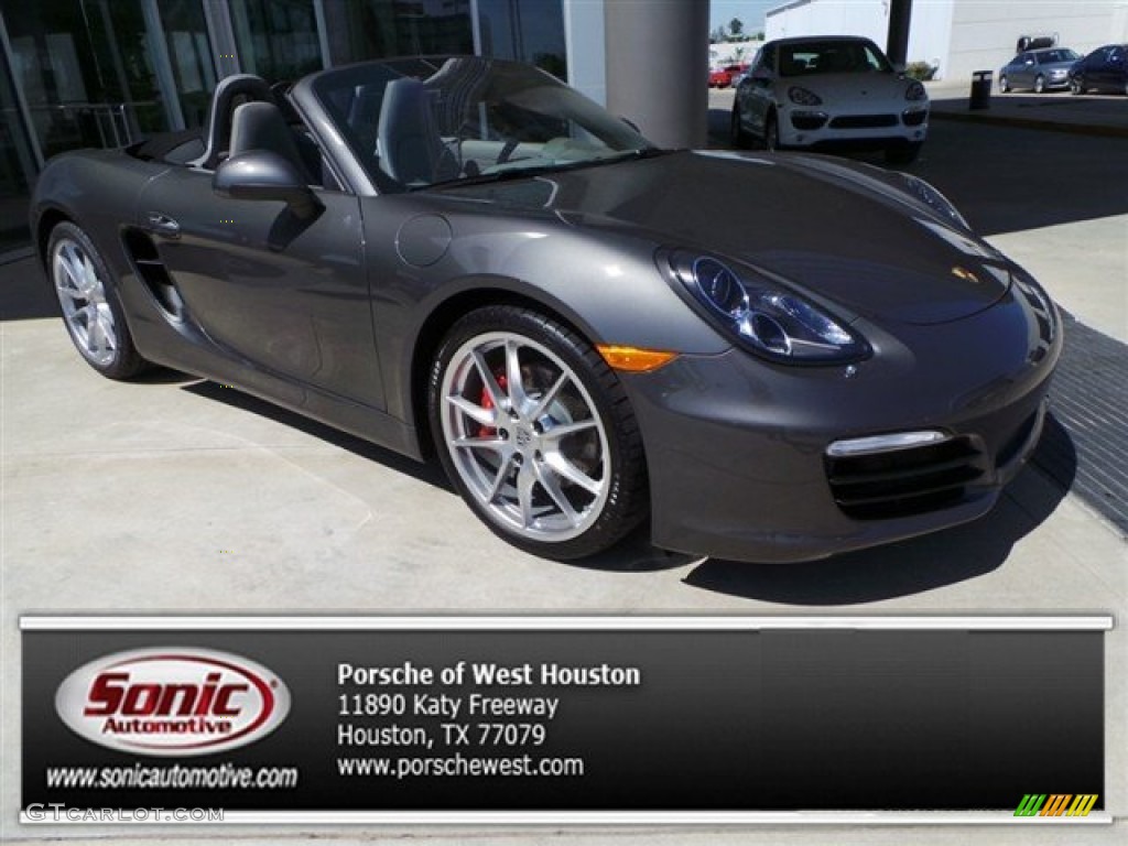 2014 Boxster S - Agate Grey Metallic / Platinum Grey photo #1