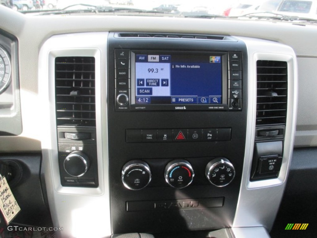2012 Dodge Ram 1500 SLT Crew Cab 4x4 Controls Photo #92328114