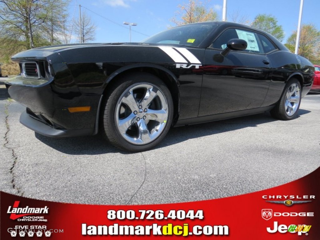 2014 Challenger R/T Plus - Black / Dark Slate Gray photo #1