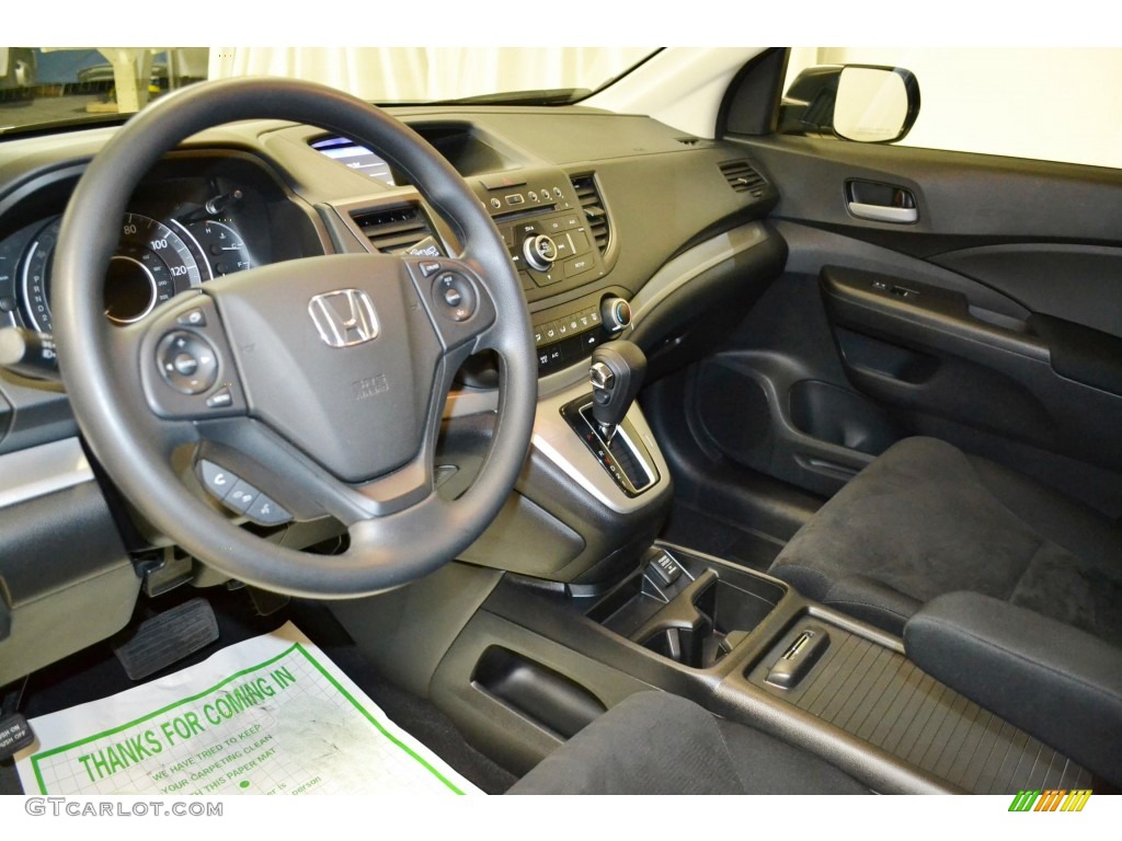 2012 CR-V LX - Crystal Black Pearl / Black photo #12