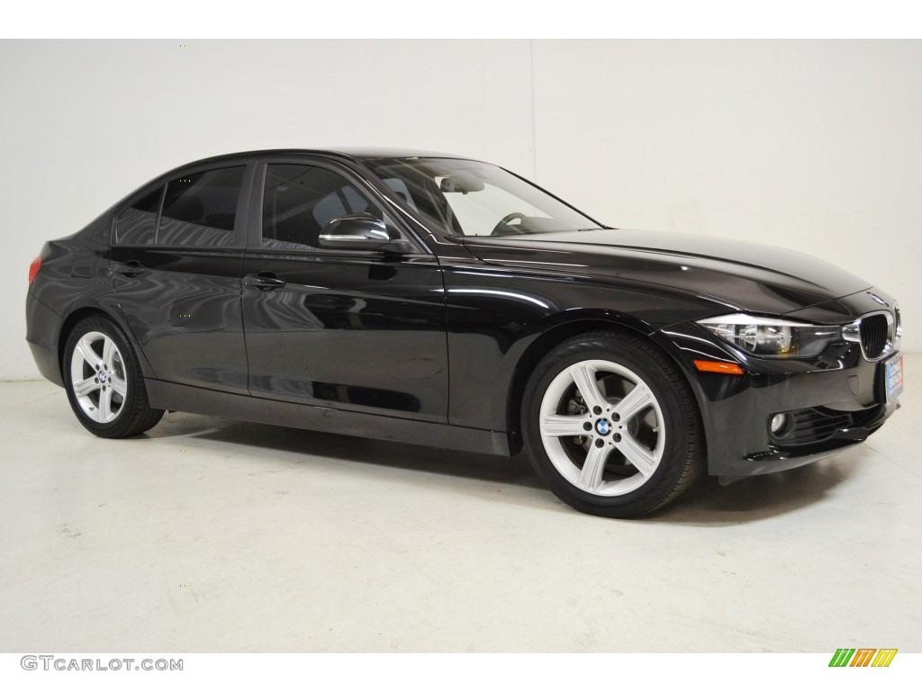 Jet Black 2013 BMW 3 Series 328i Sedan Exterior Photo #92332449