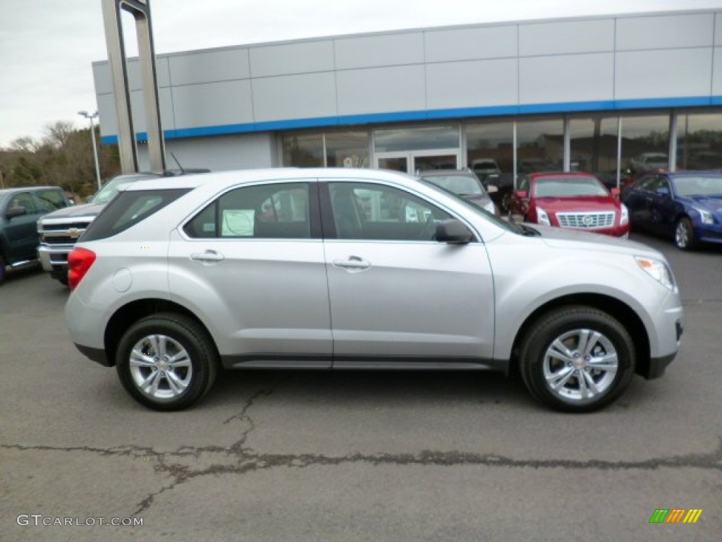 2014 Equinox LS AWD - Silver Ice Metallic / Jet Black photo #8