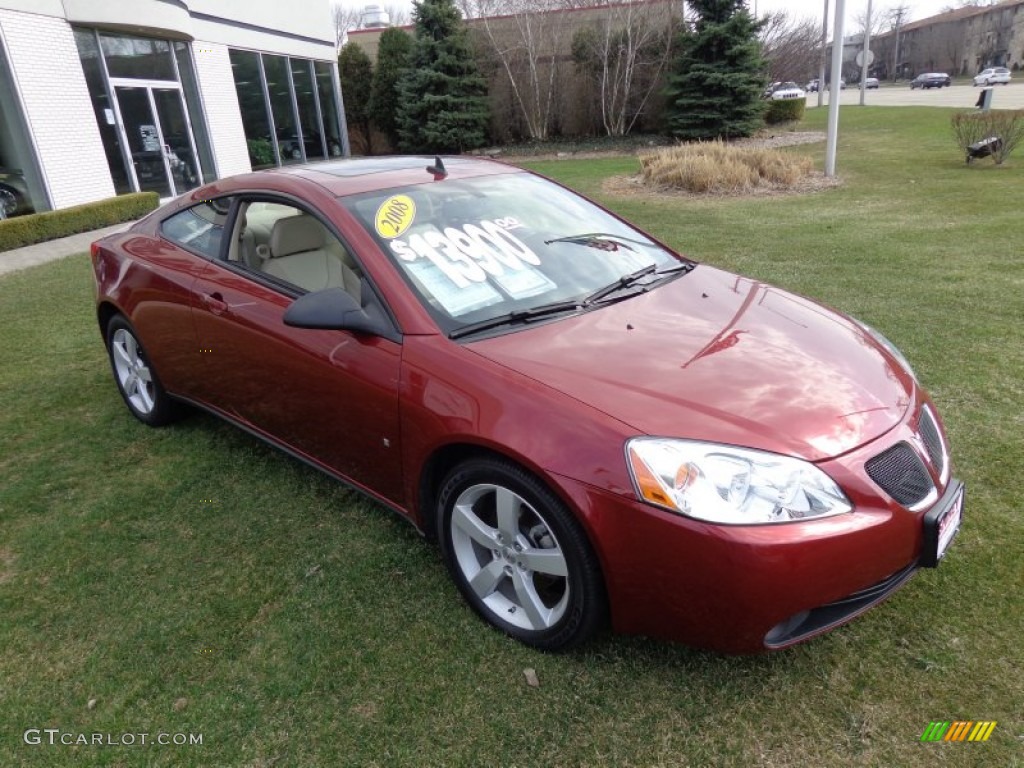 Performance Red Metallic 2008 Pontiac G6 GT Coupe Exterior Photo #92334150