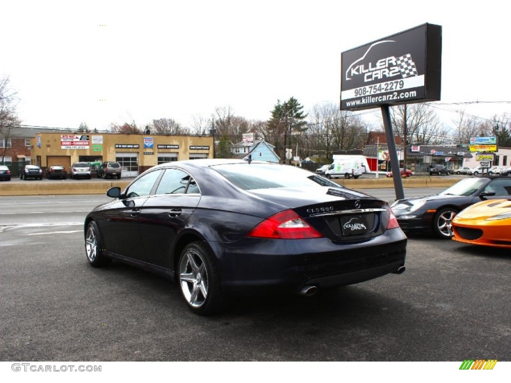 2008 CLS 550 - Capri Blue Metallic / Cashmere Beige photo #5