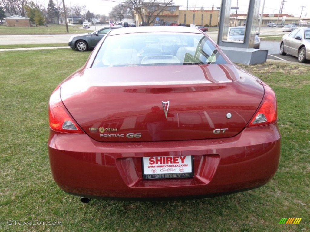 2008 G6 GT Coupe - Performance Red Metallic / Light Taupe photo #5