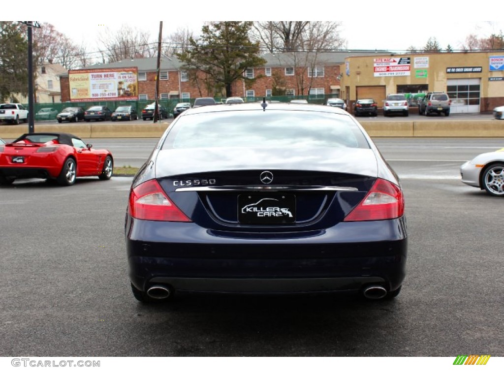 2008 CLS 550 - Capri Blue Metallic / Cashmere Beige photo #6