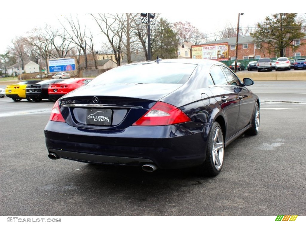 2008 CLS 550 - Capri Blue Metallic / Cashmere Beige photo #7
