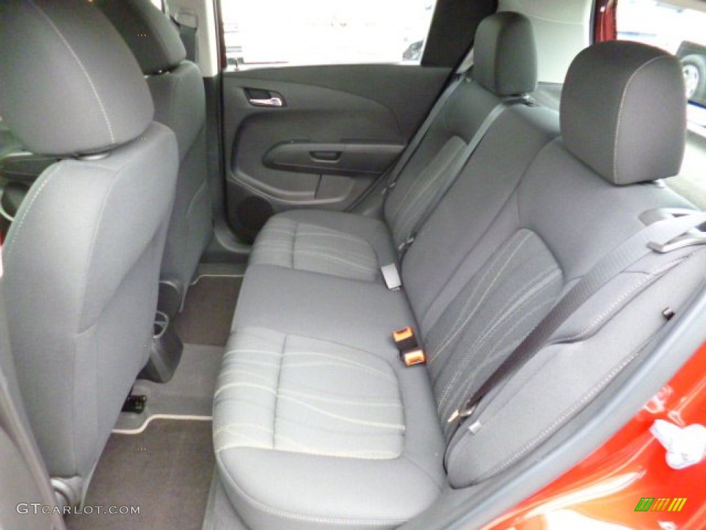 2014 Chevrolet Sonic LT Hatchback Rear Seat Photo #92334300