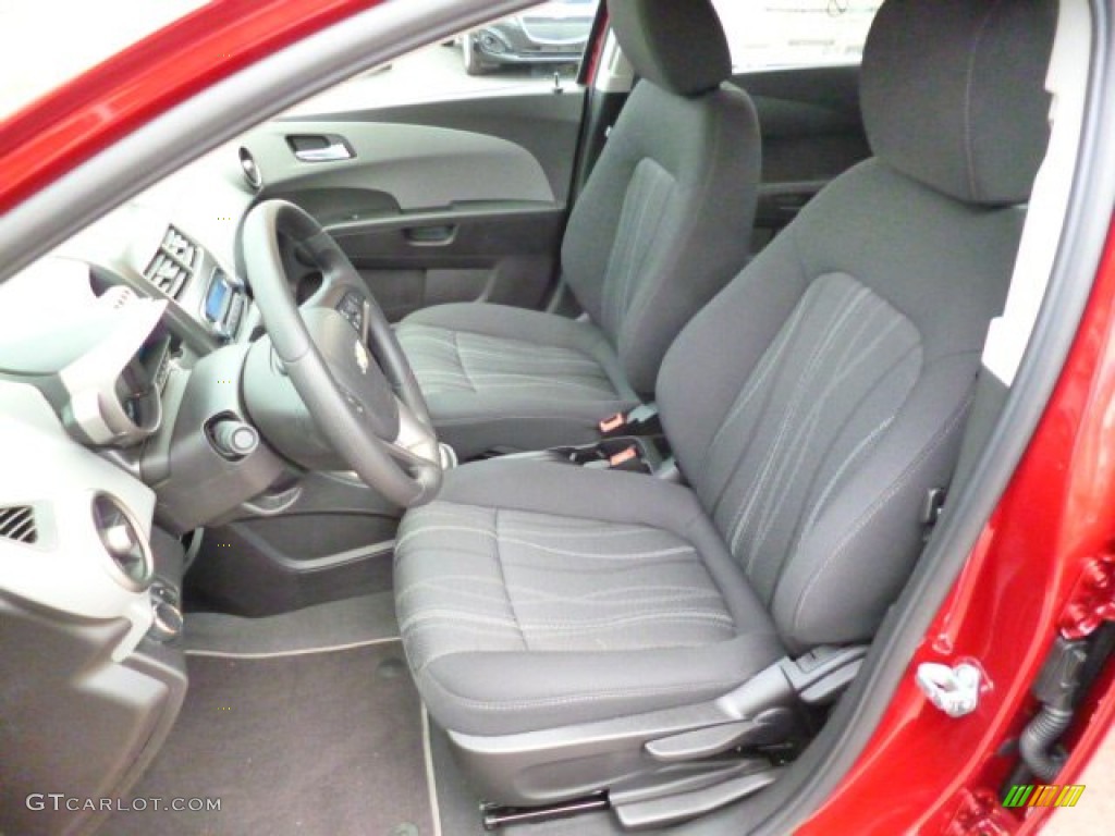 Jet Black/Dark Titanium Interior 2014 Chevrolet Sonic LT Hatchback Photo #92334342