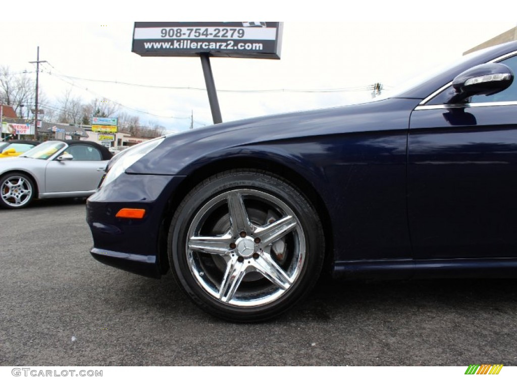 2008 CLS 550 - Capri Blue Metallic / Cashmere Beige photo #27