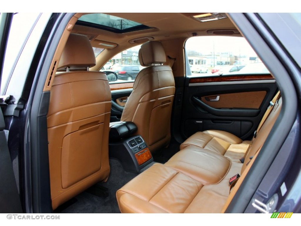 Black/Amaretto Interior 2007 Audi A8 4.2 quattro Photo #92335182