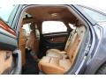 2007 Audi A8 Black/Amaretto Interior Rear Seat Photo