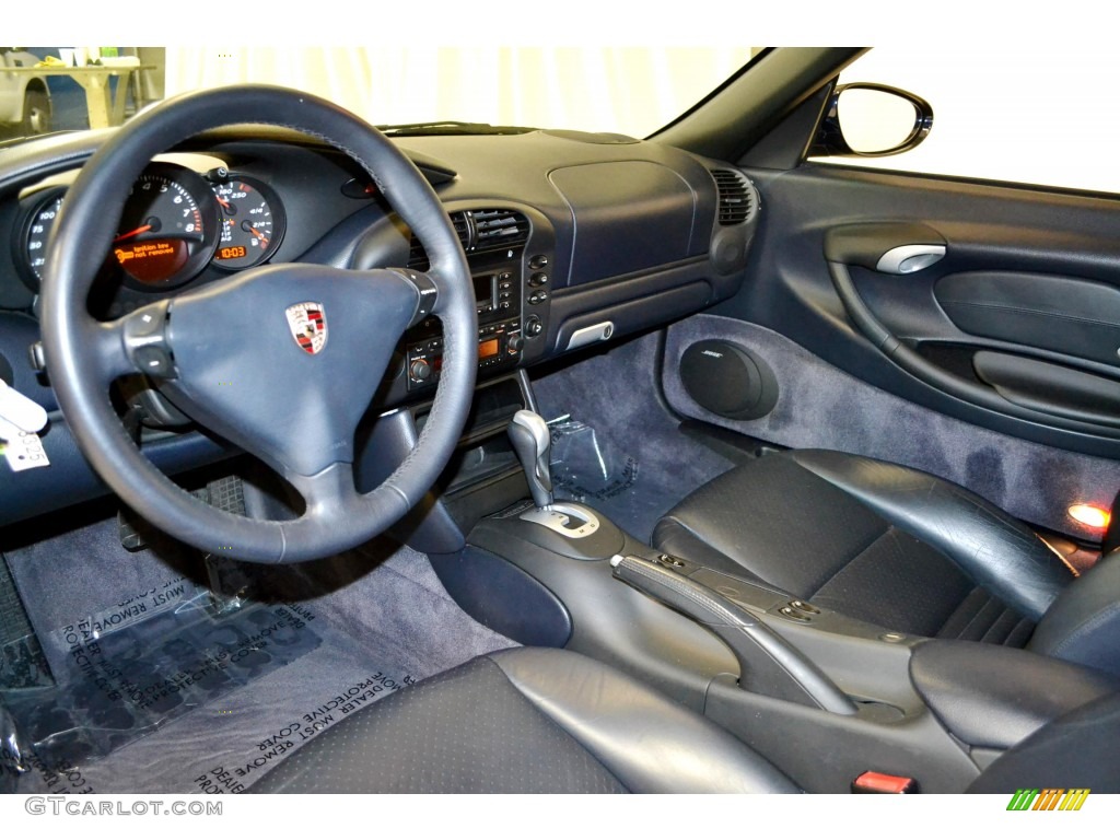 Metropol Blue Interior 2003 Porsche Boxster Standard Boxster Model Photo #92337237