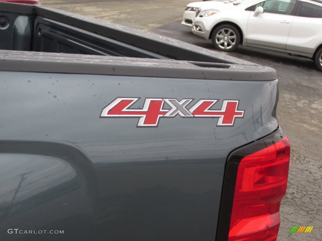 2014 Silverado 1500 WT Regular Cab 4x4 - Blue Granite Metallic / Jet Black/Dark Ash photo #4