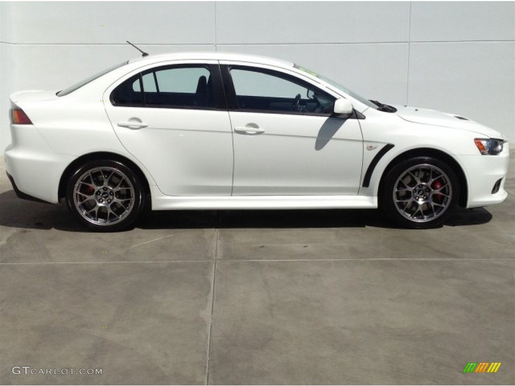 Wicked White 2012 Mitsubishi Lancer Evolution MR Exterior Photo #92338503