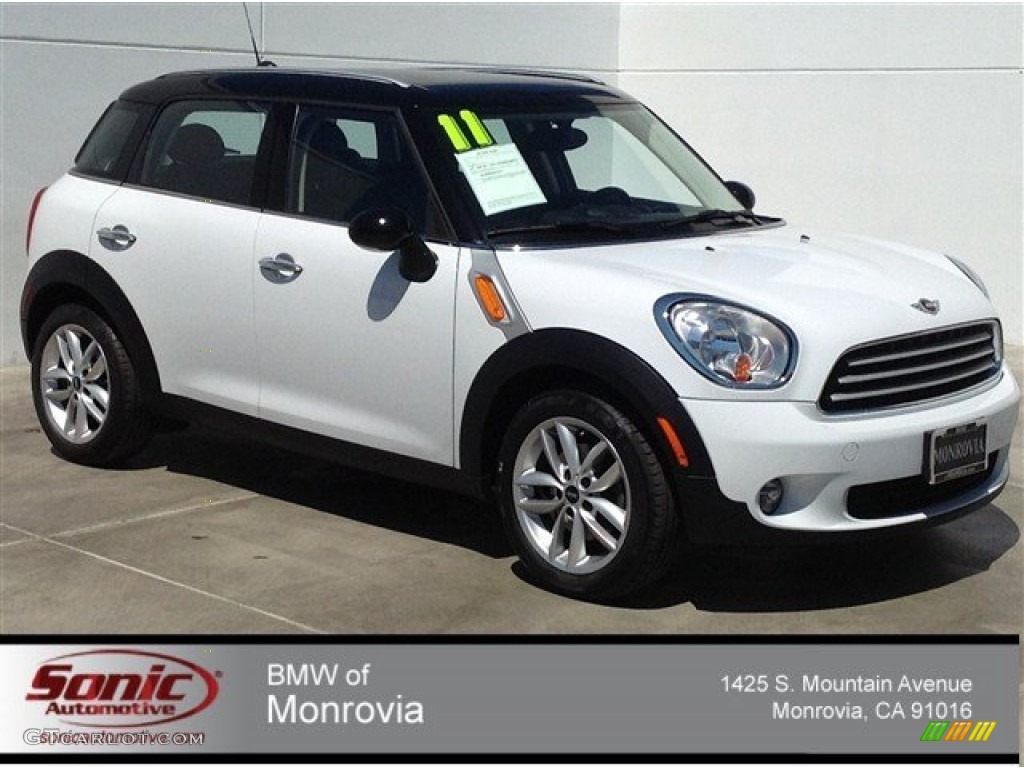 2011 Cooper Countryman - Light White / Carbon Black photo #1