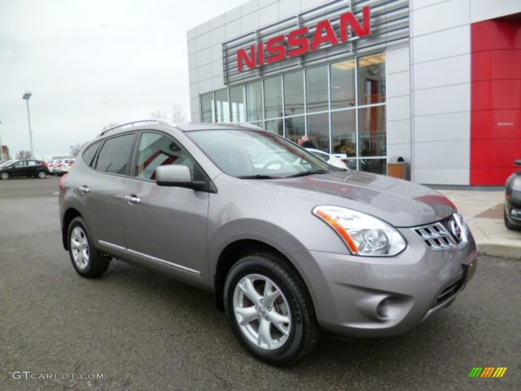 2011 Rogue SV AWD - Platinum Graphite / Black photo #1