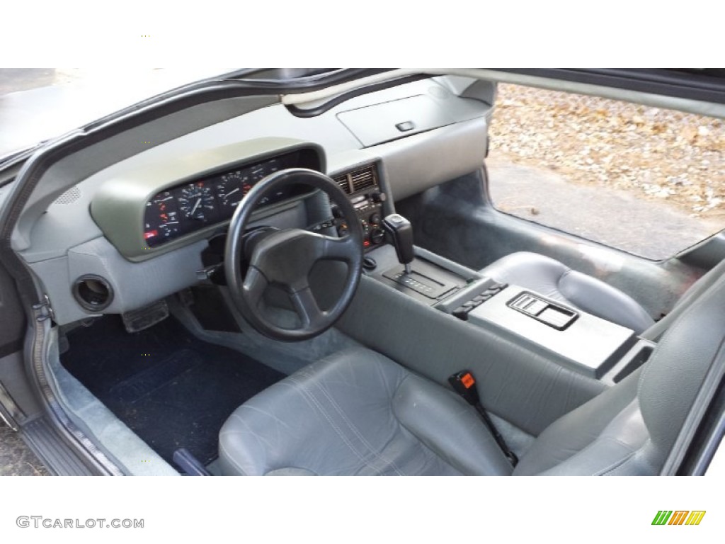 Gray Interior 1983 Delorean DMC-12 Standard DMC-12 Model Photo #92345811