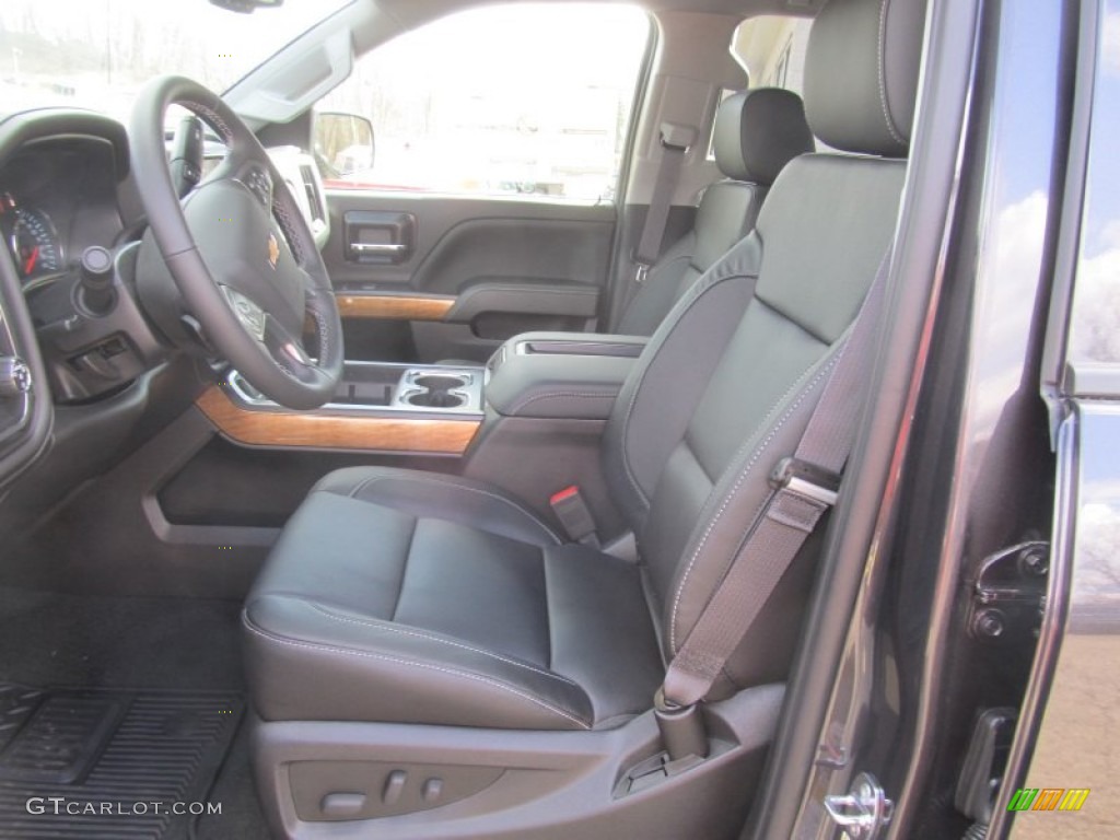 2014 Chevrolet Silverado 1500 LTZ Double Cab 4x4 Front Seat Photo #92346219