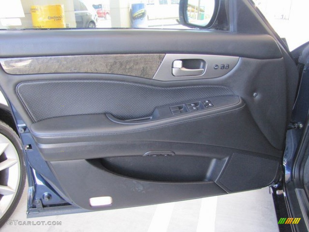 2004 Infiniti M 45 Graphite Door Panel Photo #92347627
