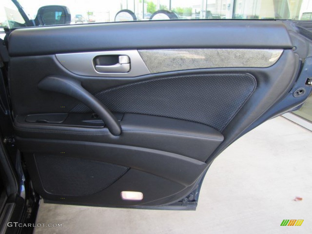 2004 Infiniti M 45 Graphite Door Panel Photo #92347716