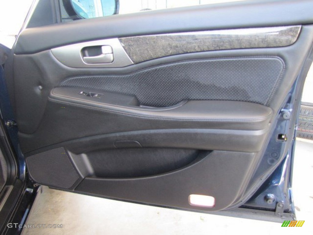 2004 Infiniti M 45 Graphite Door Panel Photo #92347740