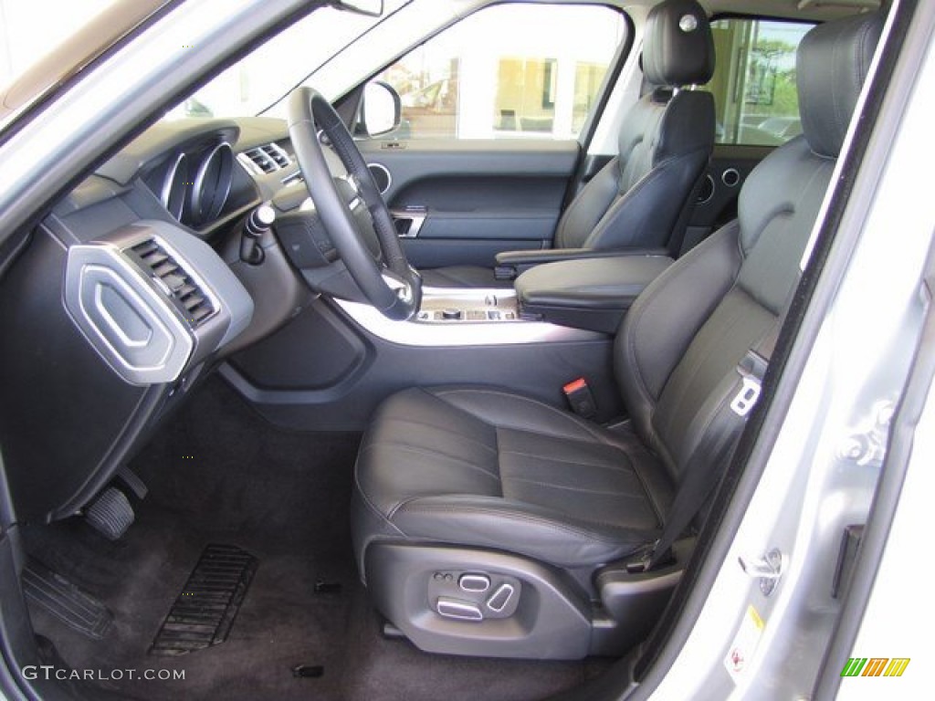Ebony/Cirrus/Ebony Interior 2014 Land Rover Range Rover Sport SE Photo #92348114