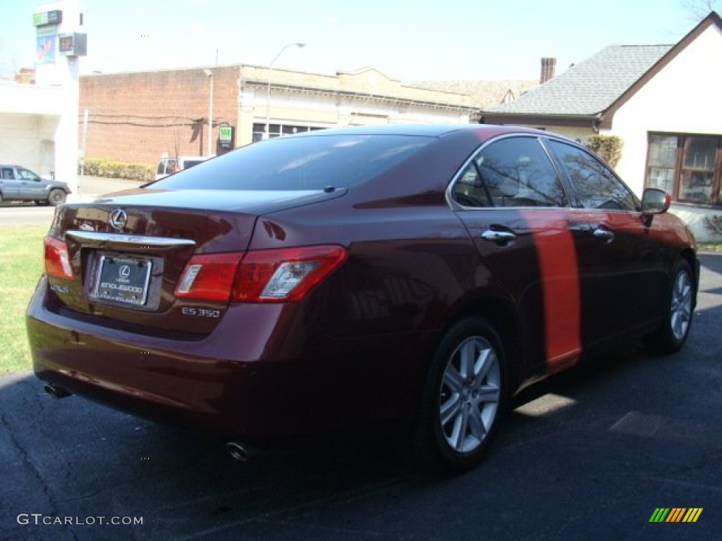 2007 ES 350 - Royal Ruby Red Metallic / Cashmere photo #4