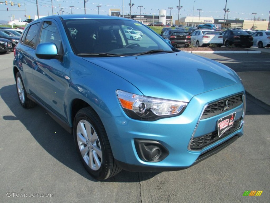 2014 Laguna Blue Metallic Mitsubishi Outlander Sport Es