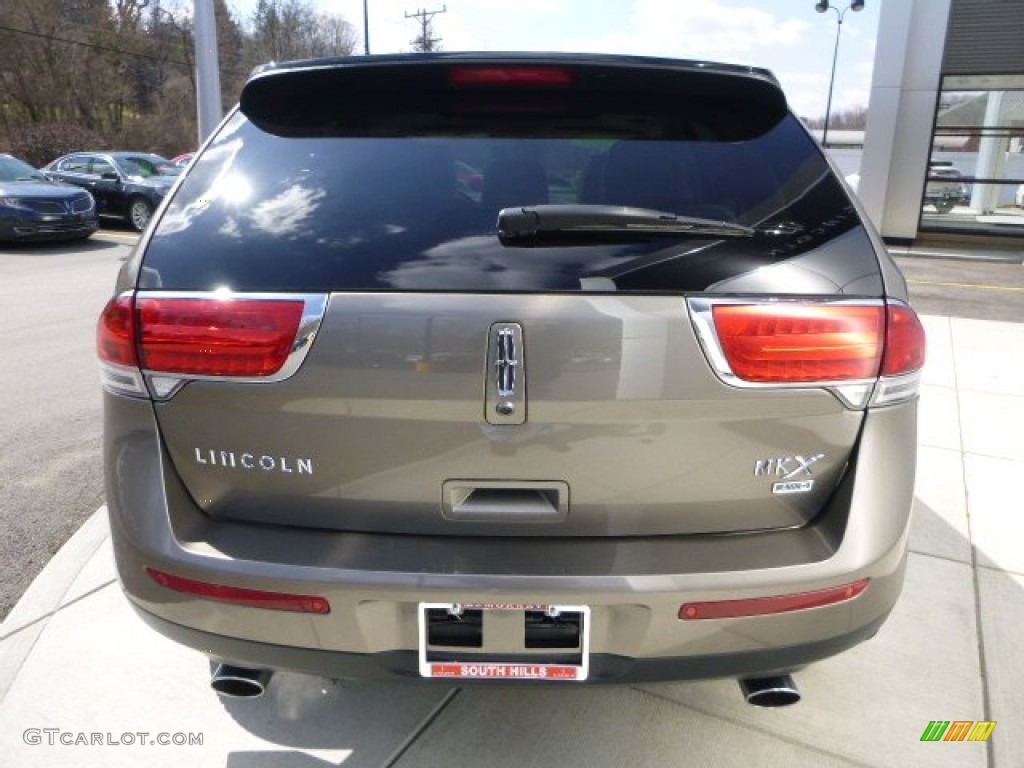 2012 MKX AWD - Mineral Gray Metallic / Medium Light Stone photo #4