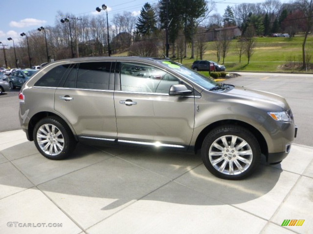 2012 MKX AWD - Mineral Gray Metallic / Medium Light Stone photo #6