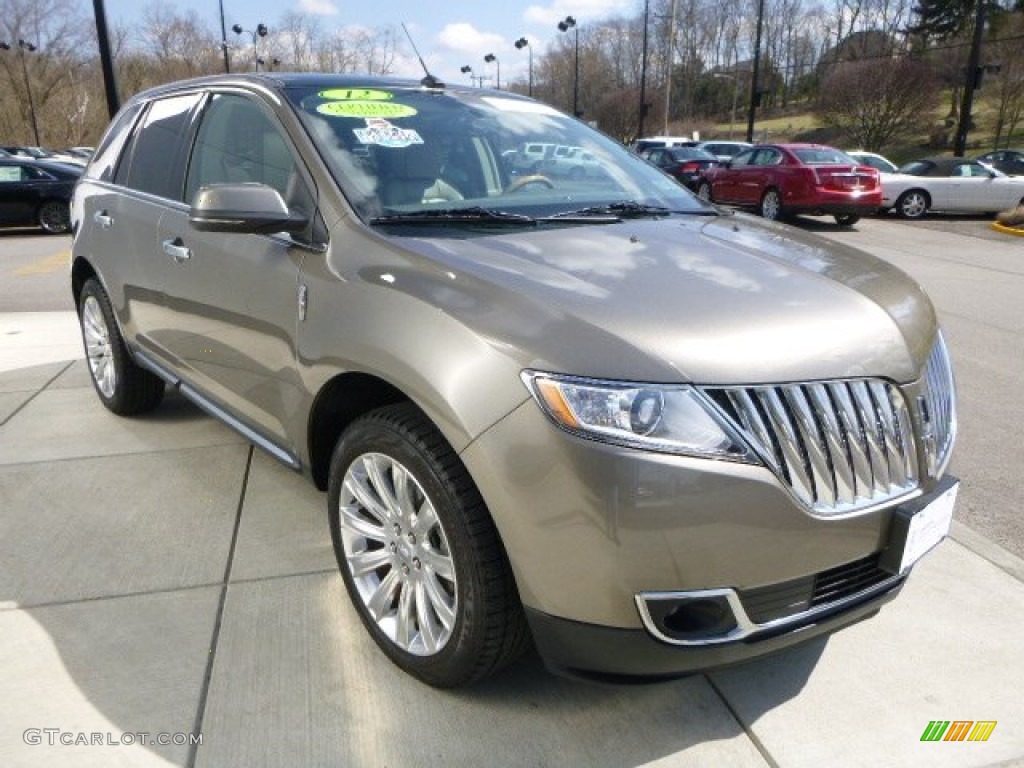 2012 MKX AWD - Mineral Gray Metallic / Medium Light Stone photo #7