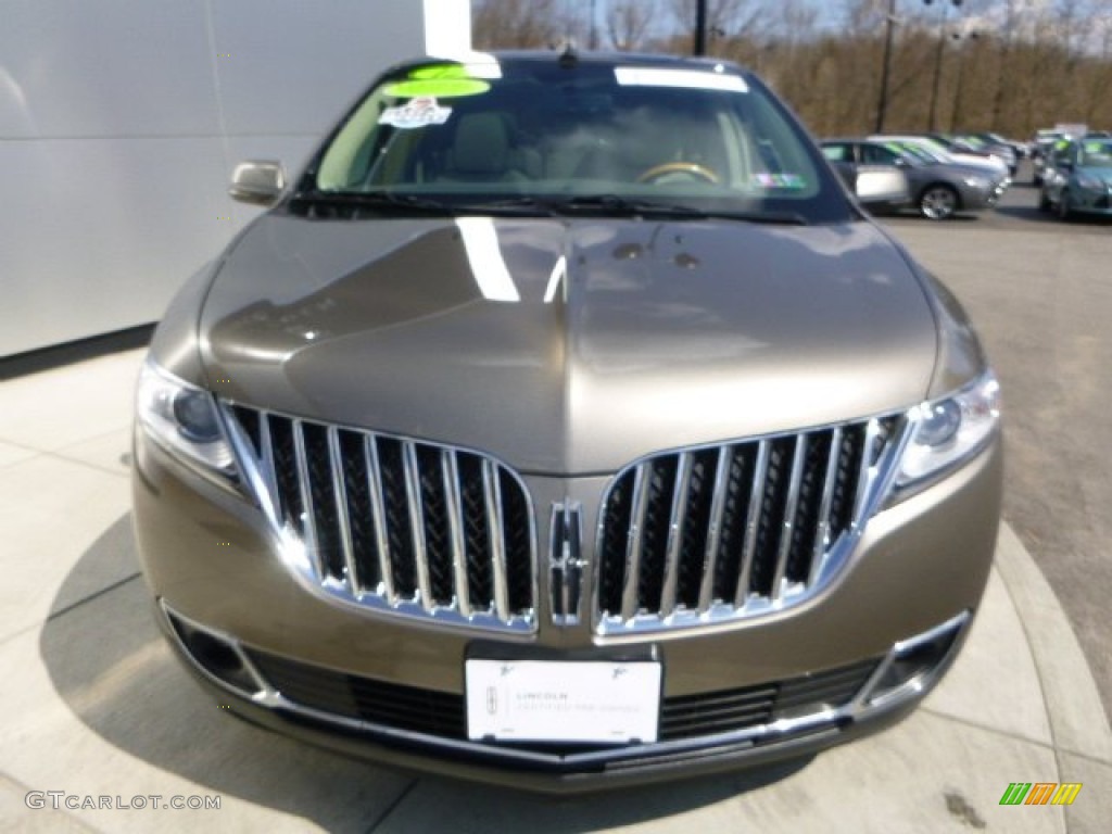 2012 MKX AWD - Mineral Gray Metallic / Medium Light Stone photo #8