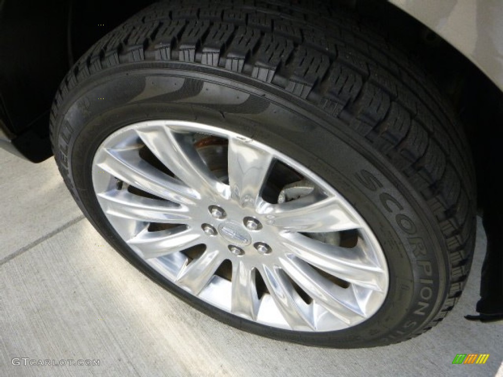 2012 MKX AWD - Mineral Gray Metallic / Medium Light Stone photo #9