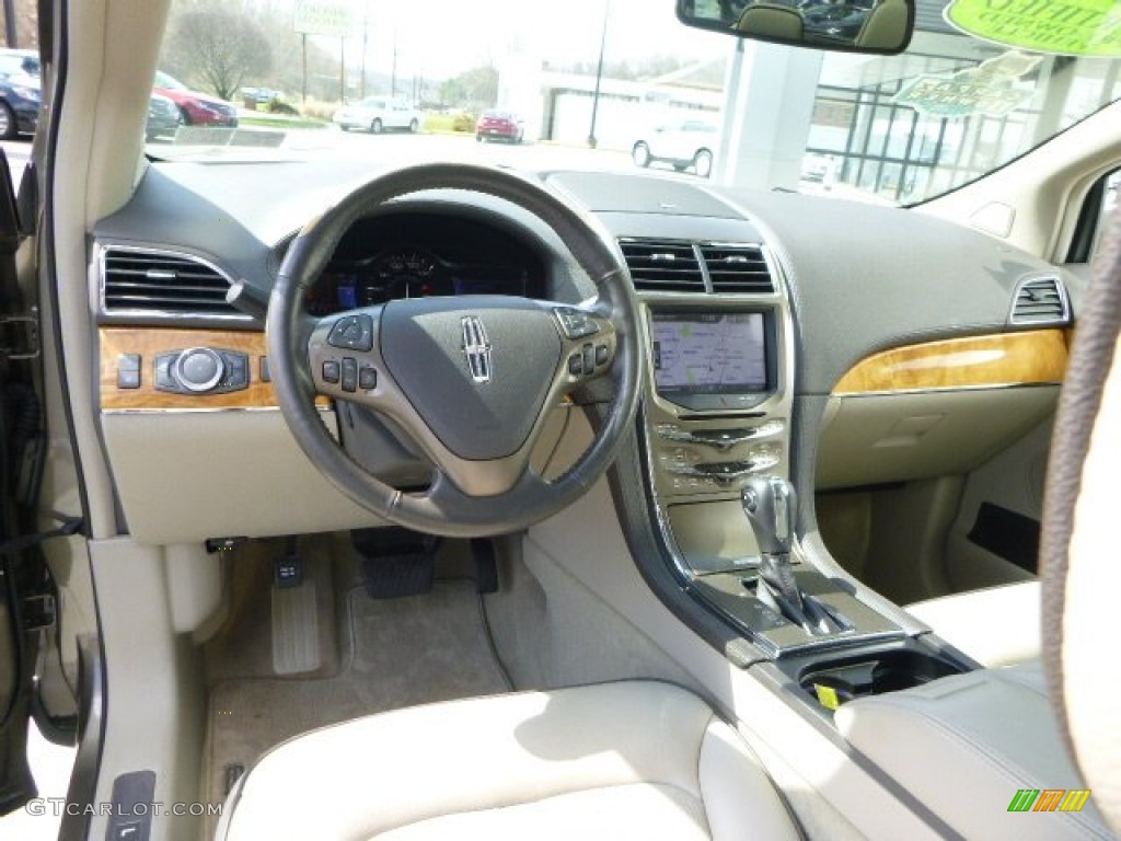 2012 MKX AWD - Mineral Gray Metallic / Medium Light Stone photo #16