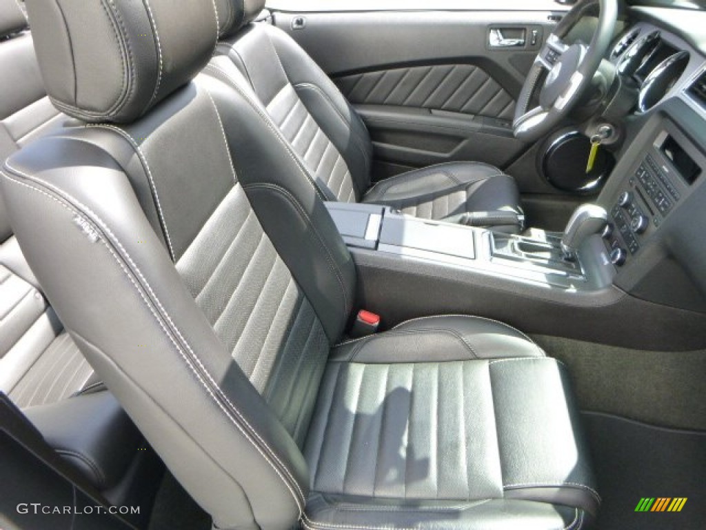 2014 Ford Mustang V6 Premium Convertible Front Seat Photo #92350944