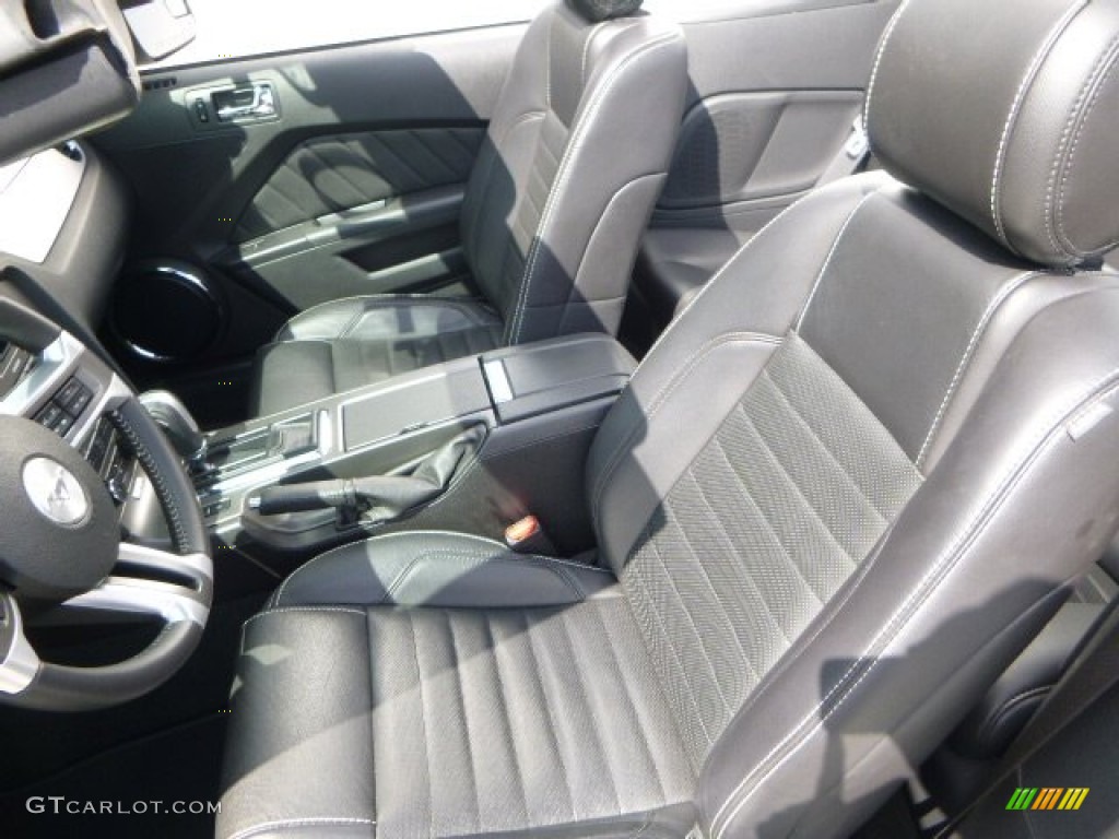2014 Ford Mustang V6 Premium Convertible Front Seat Photo #92351055