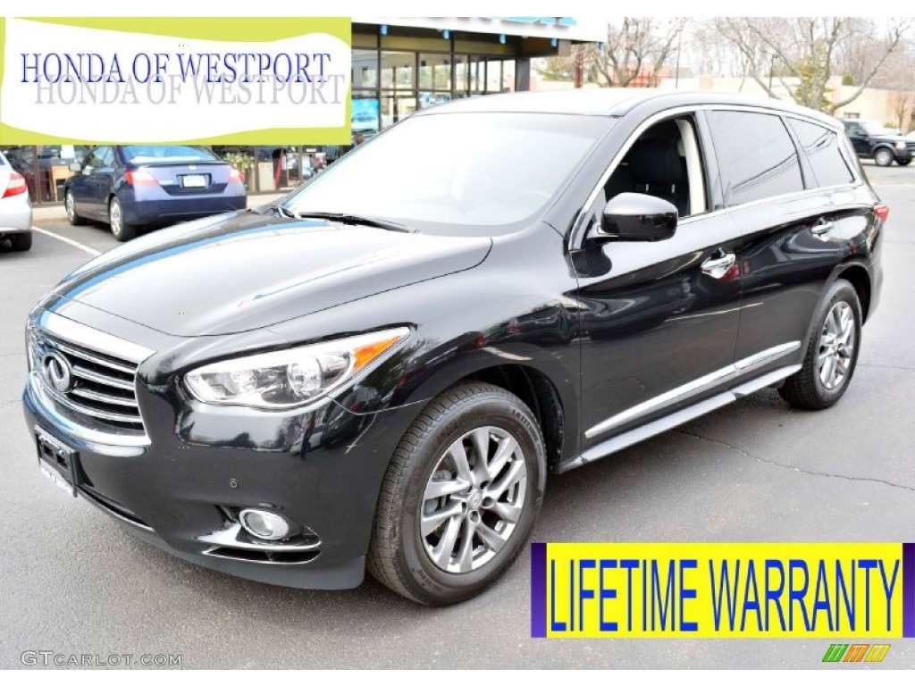 2013 JX 35 AWD - Black Obsidian / Graphite photo #1