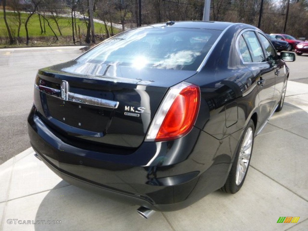 2012 MKS EcoBoost AWD - Tuxedo Black Metallic / Charcoal Black photo #5