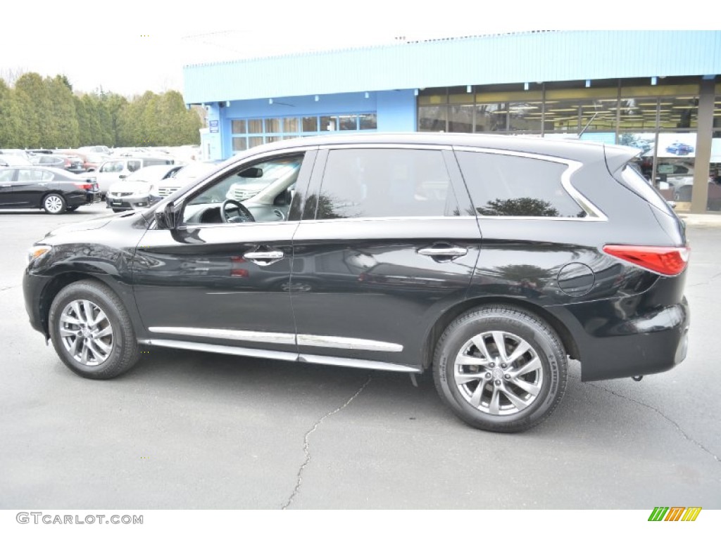 2013 JX 35 AWD - Black Obsidian / Graphite photo #11