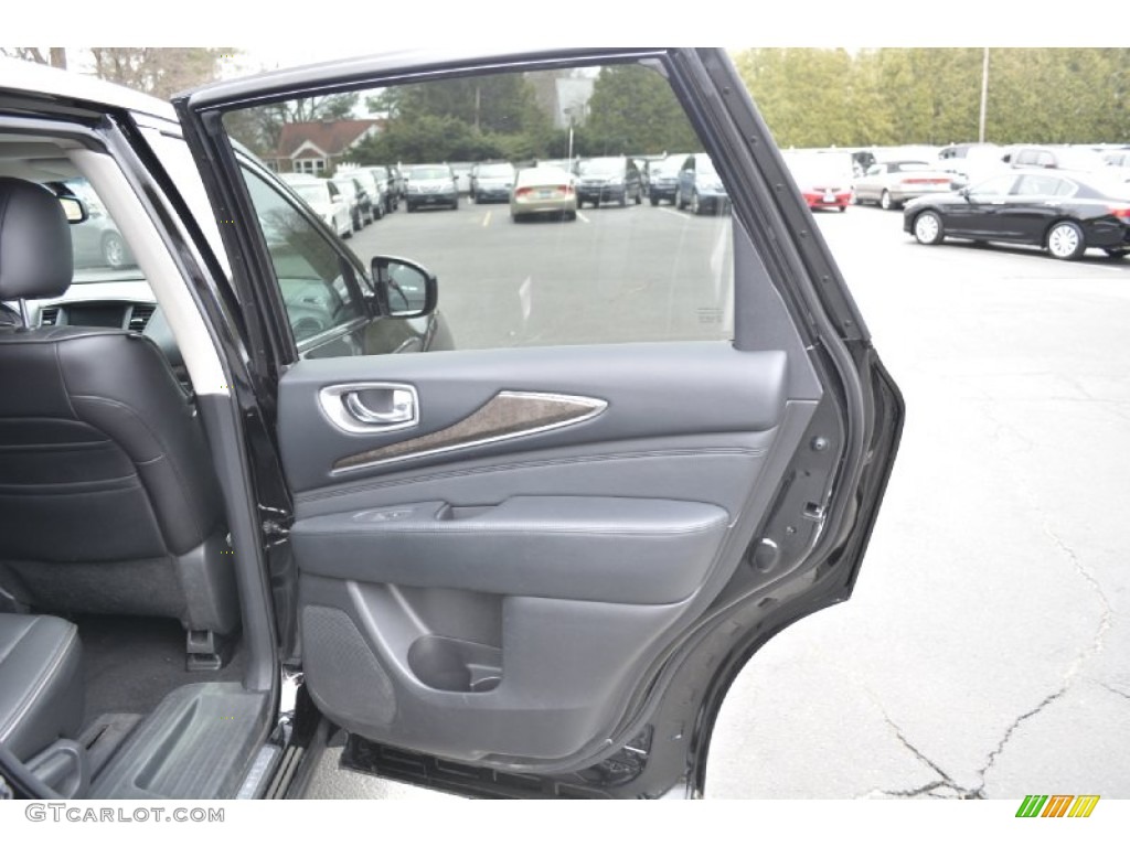 2013 JX 35 AWD - Black Obsidian / Graphite photo #17