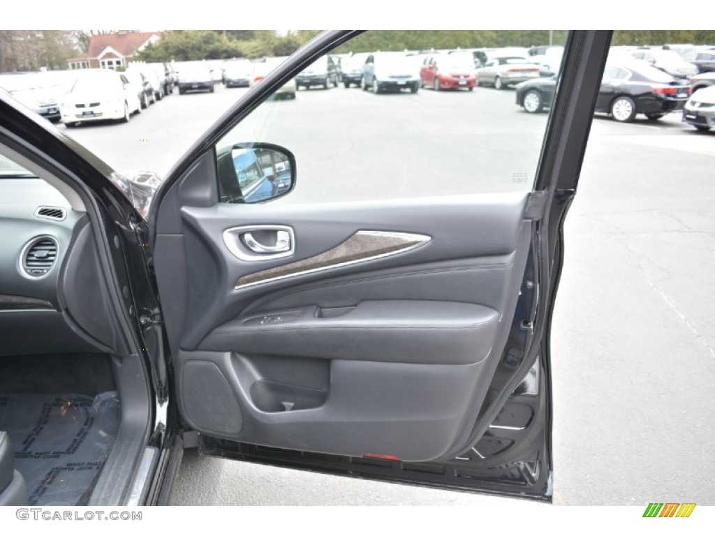 2013 JX 35 AWD - Black Obsidian / Graphite photo #18