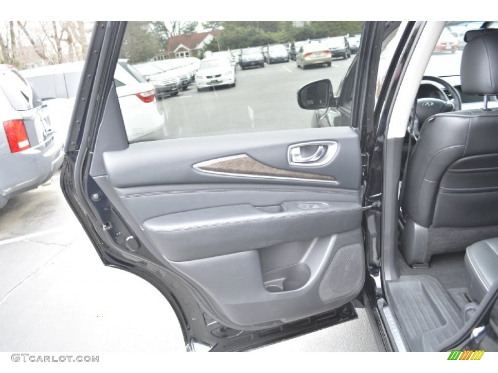 2013 JX 35 AWD - Black Obsidian / Graphite photo #20