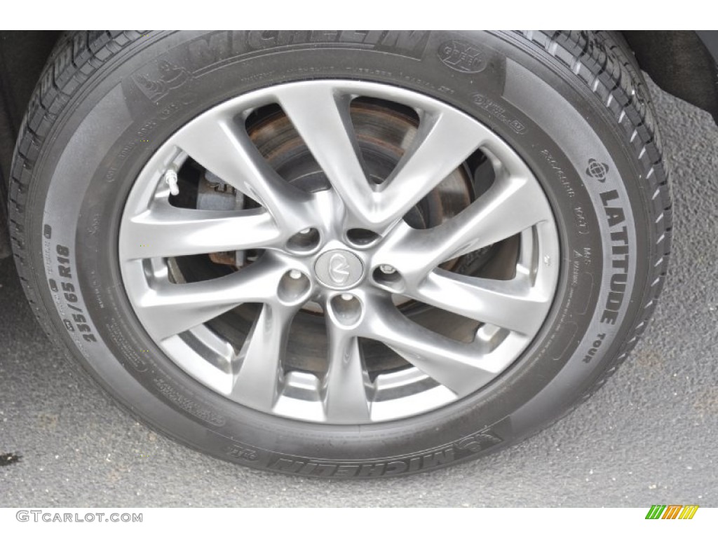 2013 JX 35 AWD - Black Obsidian / Graphite photo #21