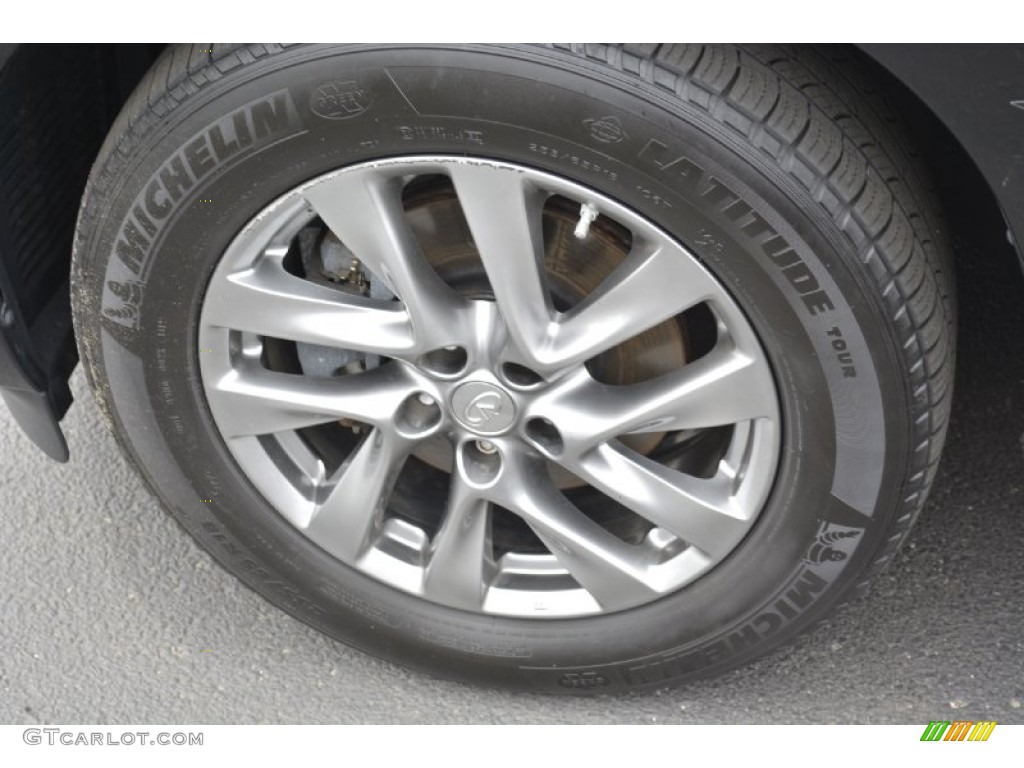 2013 JX 35 AWD - Black Obsidian / Graphite photo #22