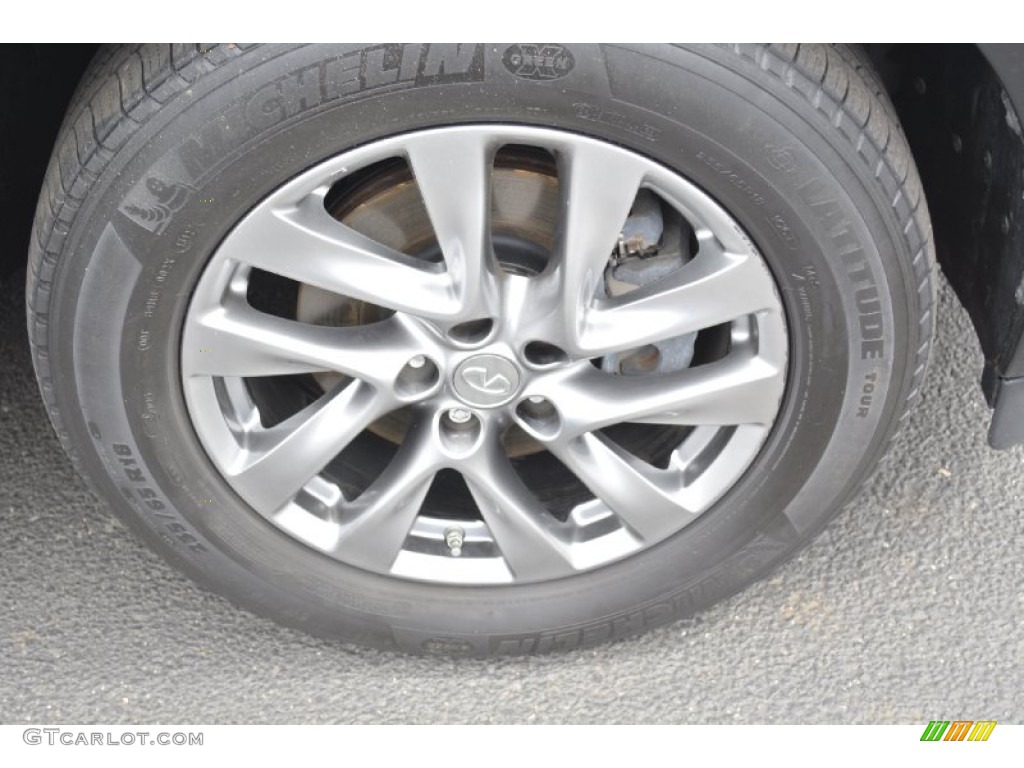 2013 JX 35 AWD - Black Obsidian / Graphite photo #23