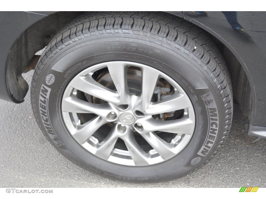 2013 JX 35 AWD - Black Obsidian / Graphite photo #24